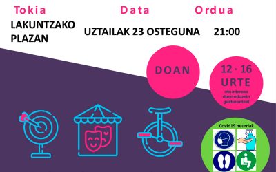 Goza Bizi En Lakuntza, 23 de Julio a las 21h