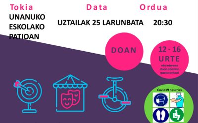 Goza Bizi En Unanu, 25 de julio a las 20:30h